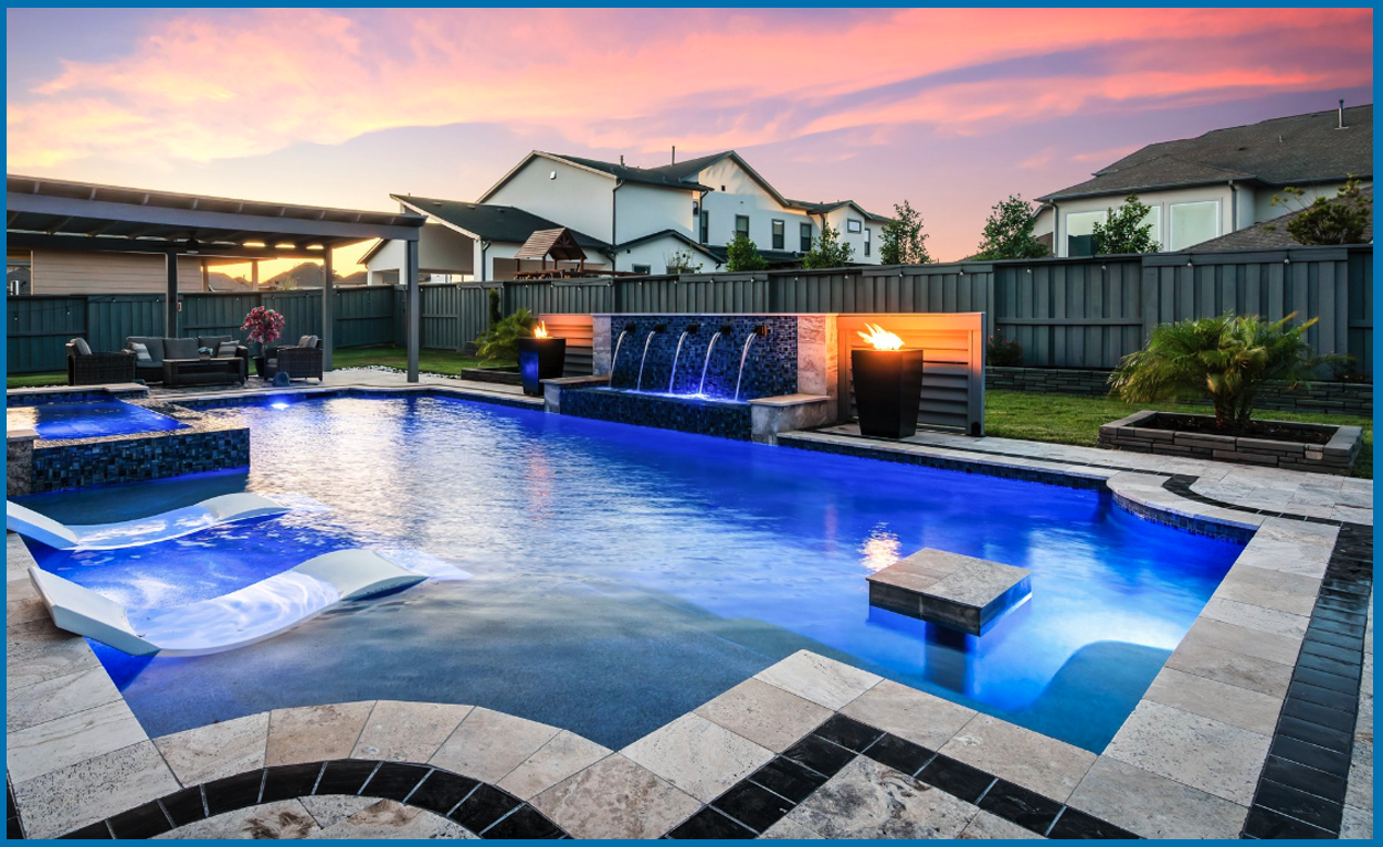 Cody Pools completed pool installation