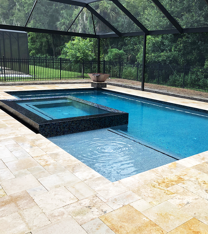 Cody Aquamarine pebble pool finish in Florida Cody Aquamarine pebble pool finish in Florida